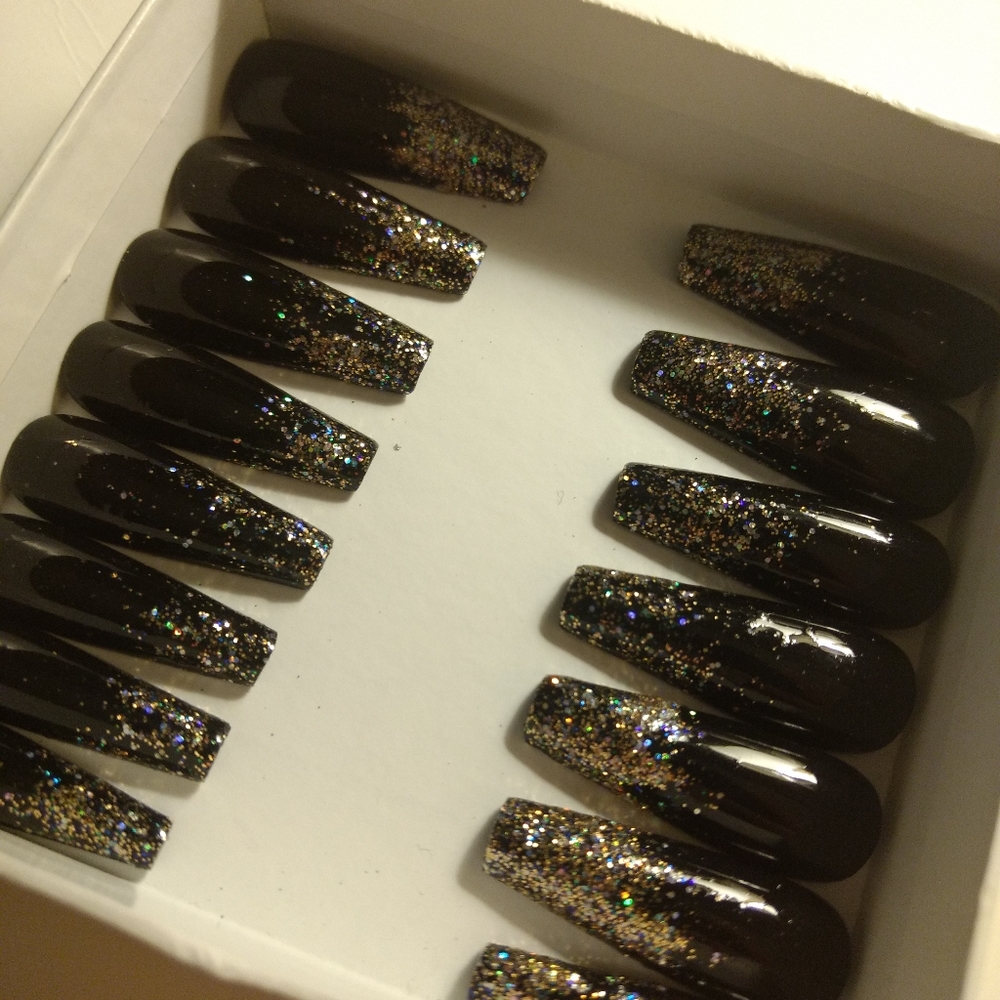 NOVA NAILS | "TWILIGHT" LONG COFFIN
